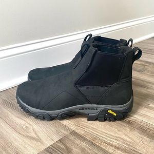 NWOT Merrell Moab Adventure Chelsea Polar Waterproof Black Men’s size 12